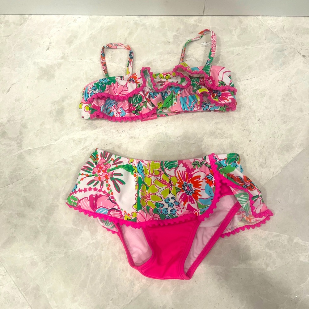 Lilly Pulitzer target girls 4t 2 piece swimsuit